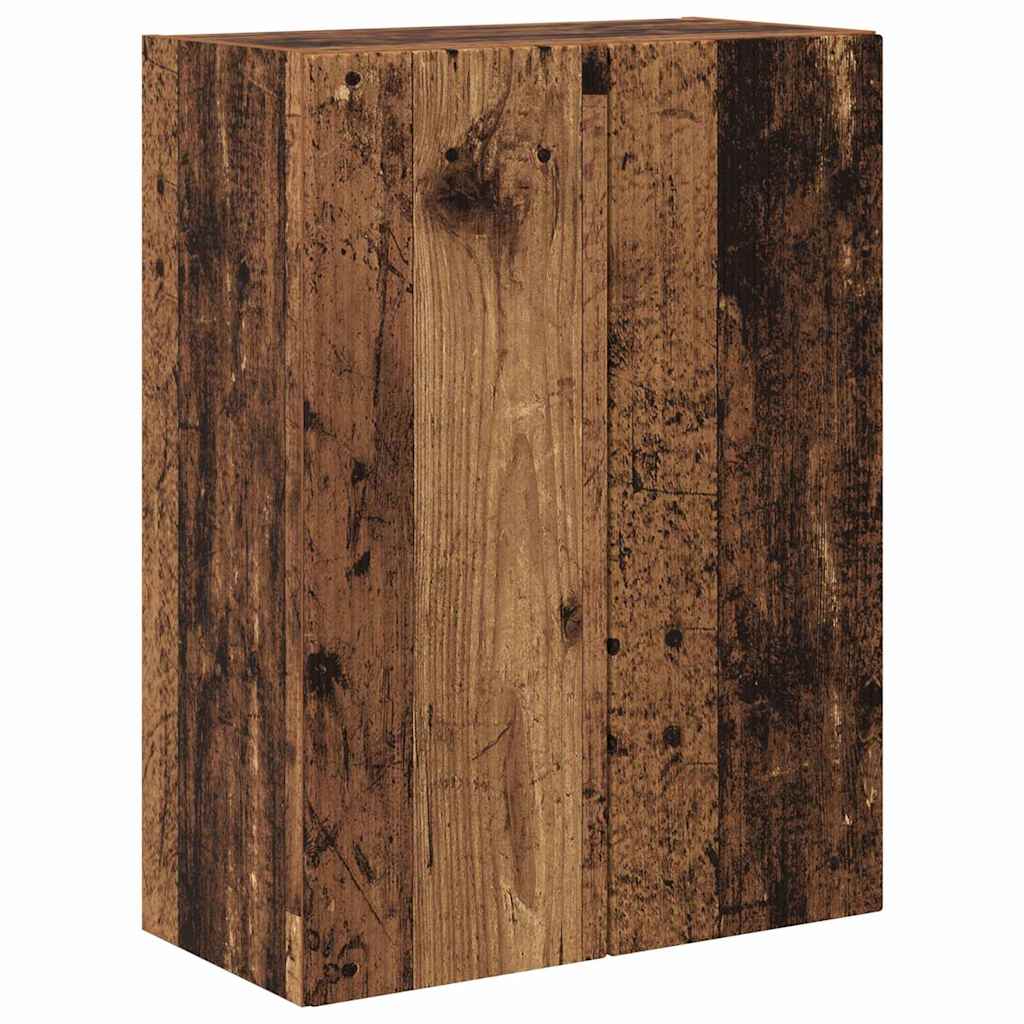 vidaXL Szafka pod telewizor Stare drewno 59,5 x 31 x 80 cm