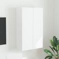 vidaXL Szafka pod telewizor 59,5 x 31 x 100 cm Biały