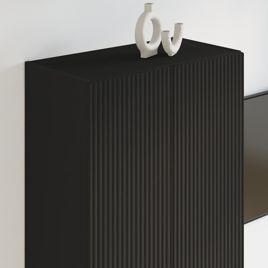 vidaXL Szafka pod telewizor Czarny 59,5 x 31 x 100 cm