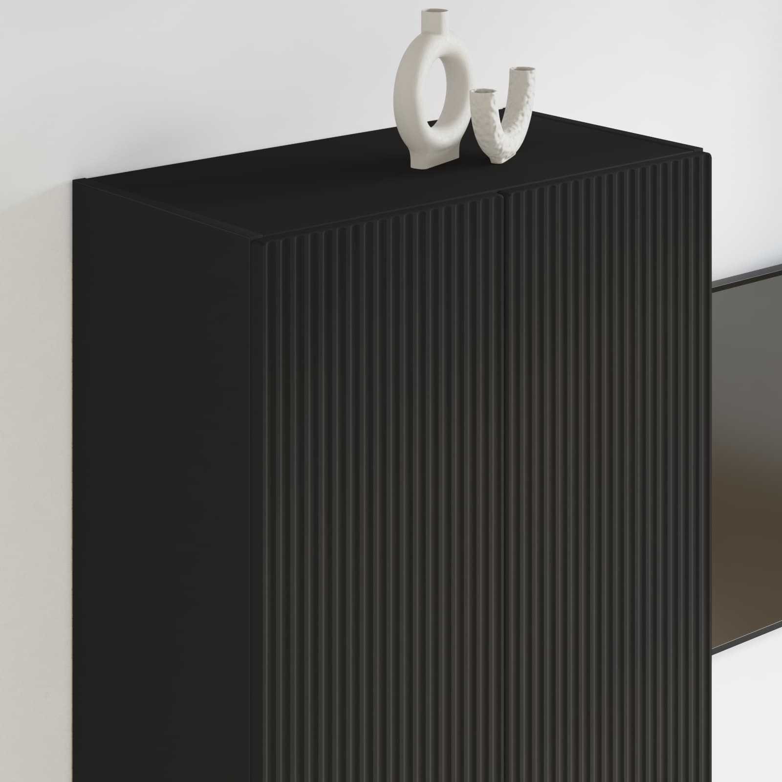 vidaXL Szafka pod telewizor 59,5 x 31 x 100 cm Czarny