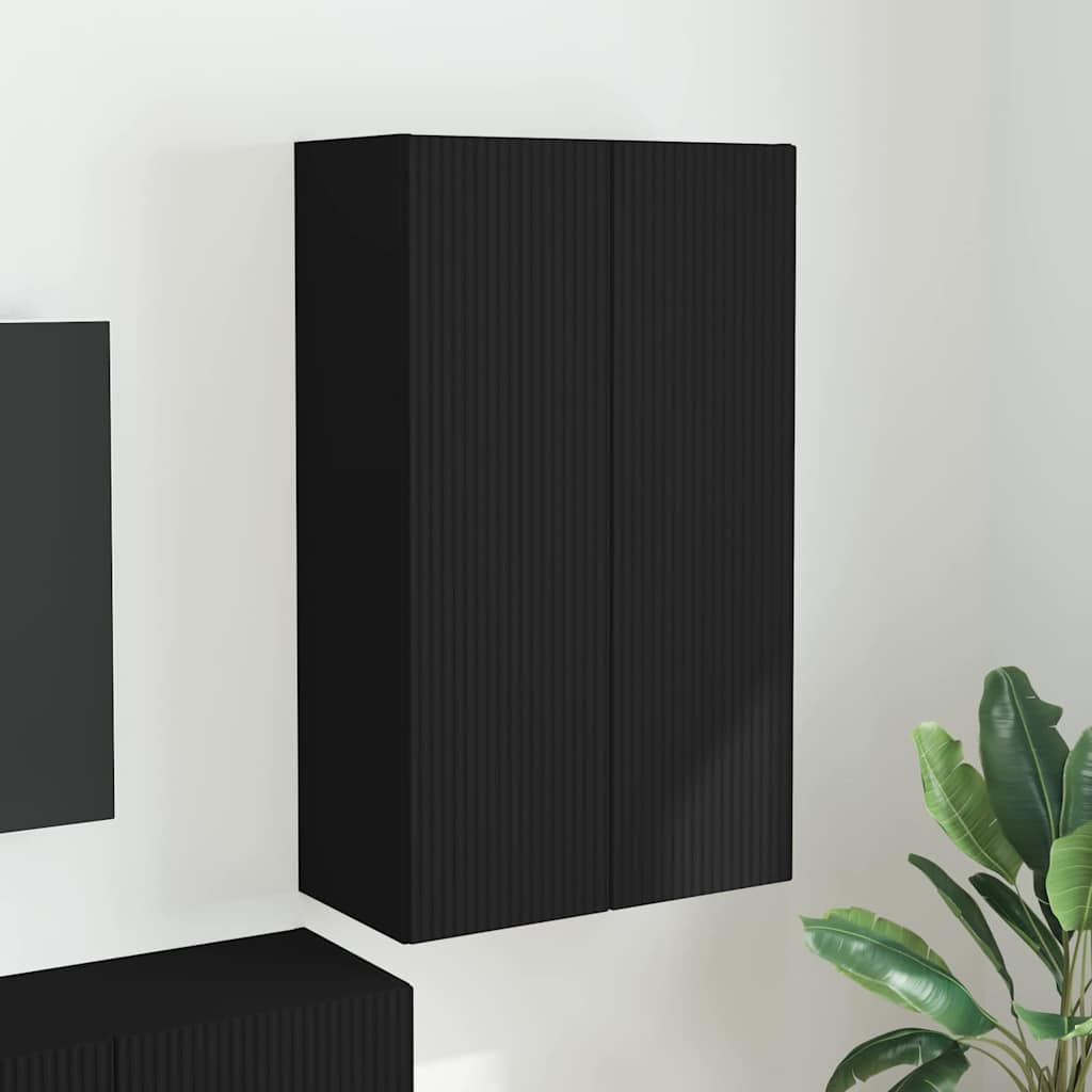 vidaXL Szafka pod telewizor Czarny 59,5 x 31 x 100 cm