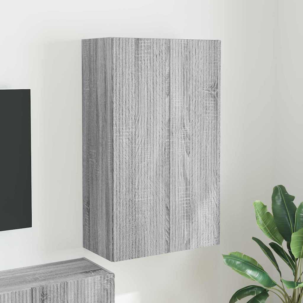 vidaXL Szafka pod telewizor Szary Sonoma 59,5 x 31 x 100 cm