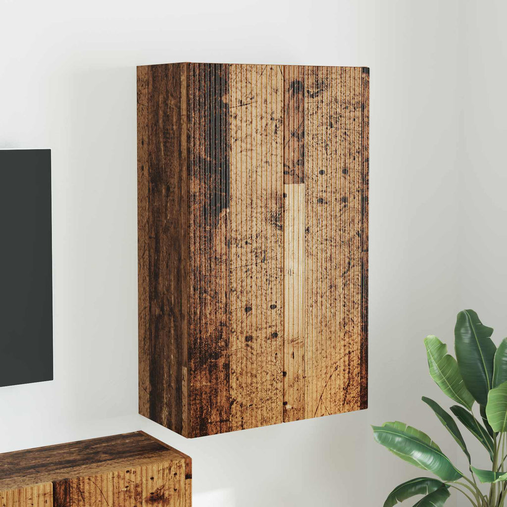 vidaXL Szafka pod telewizor 59,5 x 31 x 100 cm Stare drewno