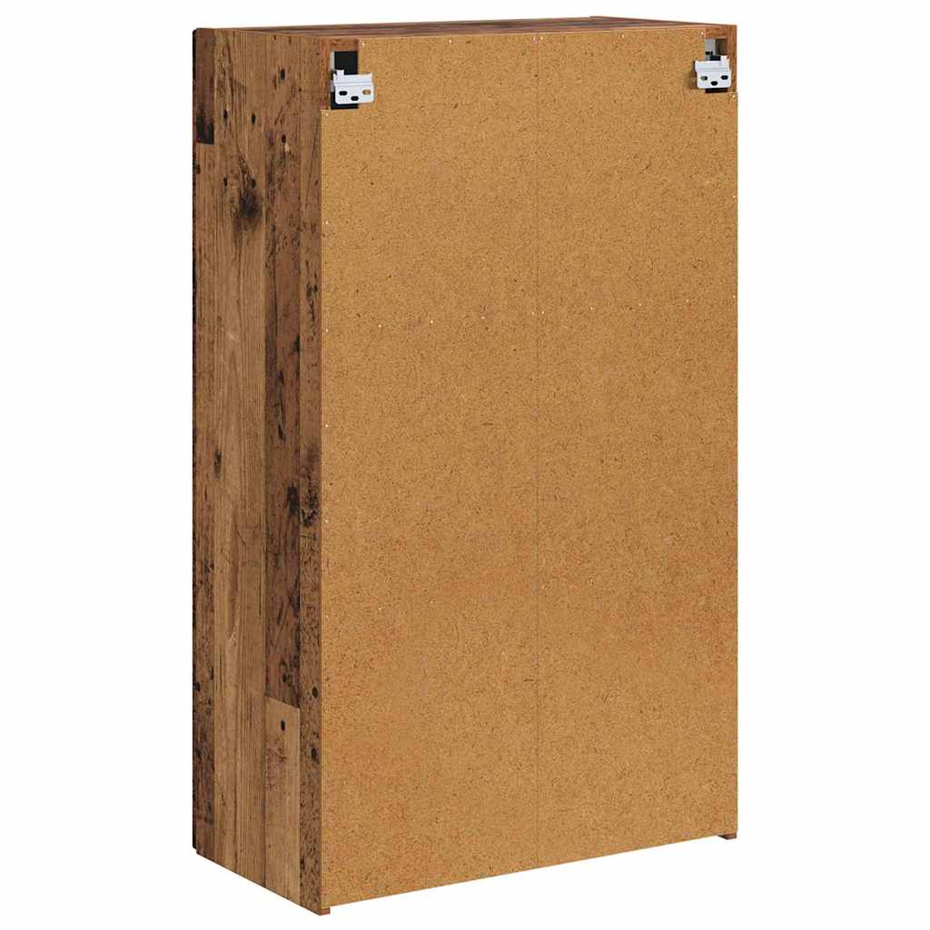 vidaXL Szafka pod telewizor Stare drewno 59,5 x 31 x 100 cm