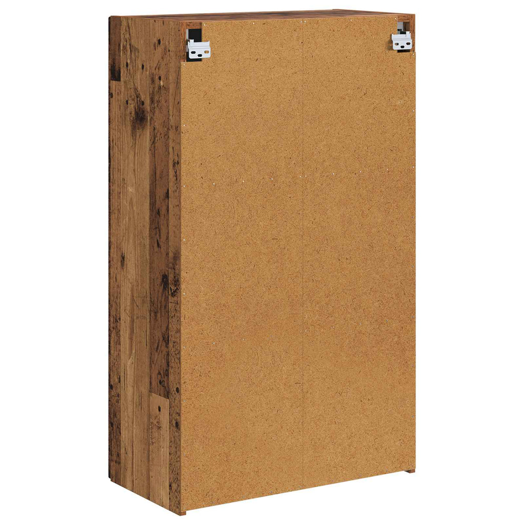 vidaXL Szafka pod telewizor 59,5 x 31 x 100 cm Stare drewno