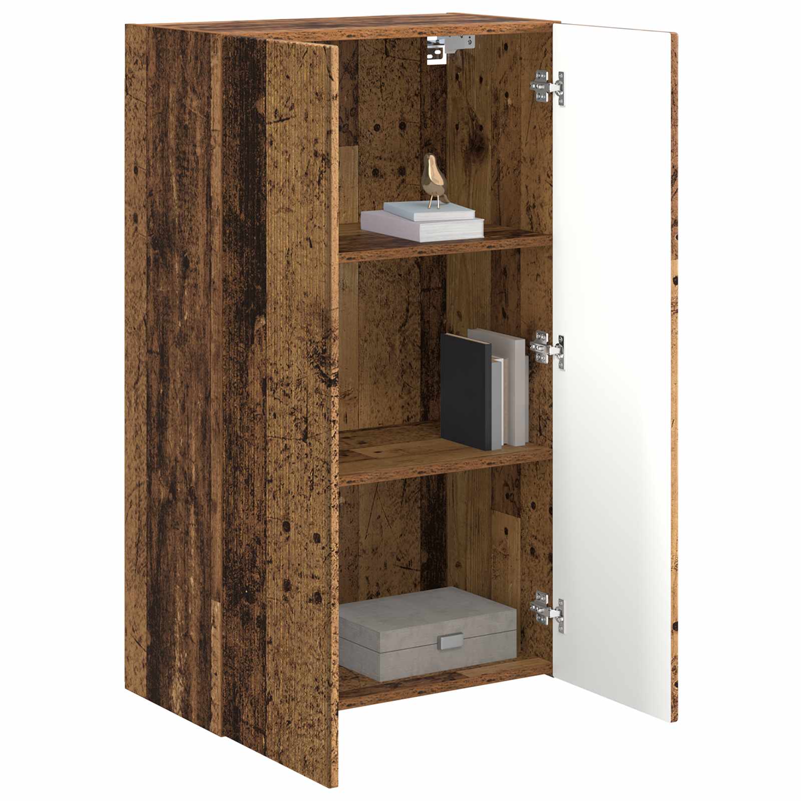 vidaXL Szafka pod telewizor 59,5 x 31 x 100 cm Stare drewno