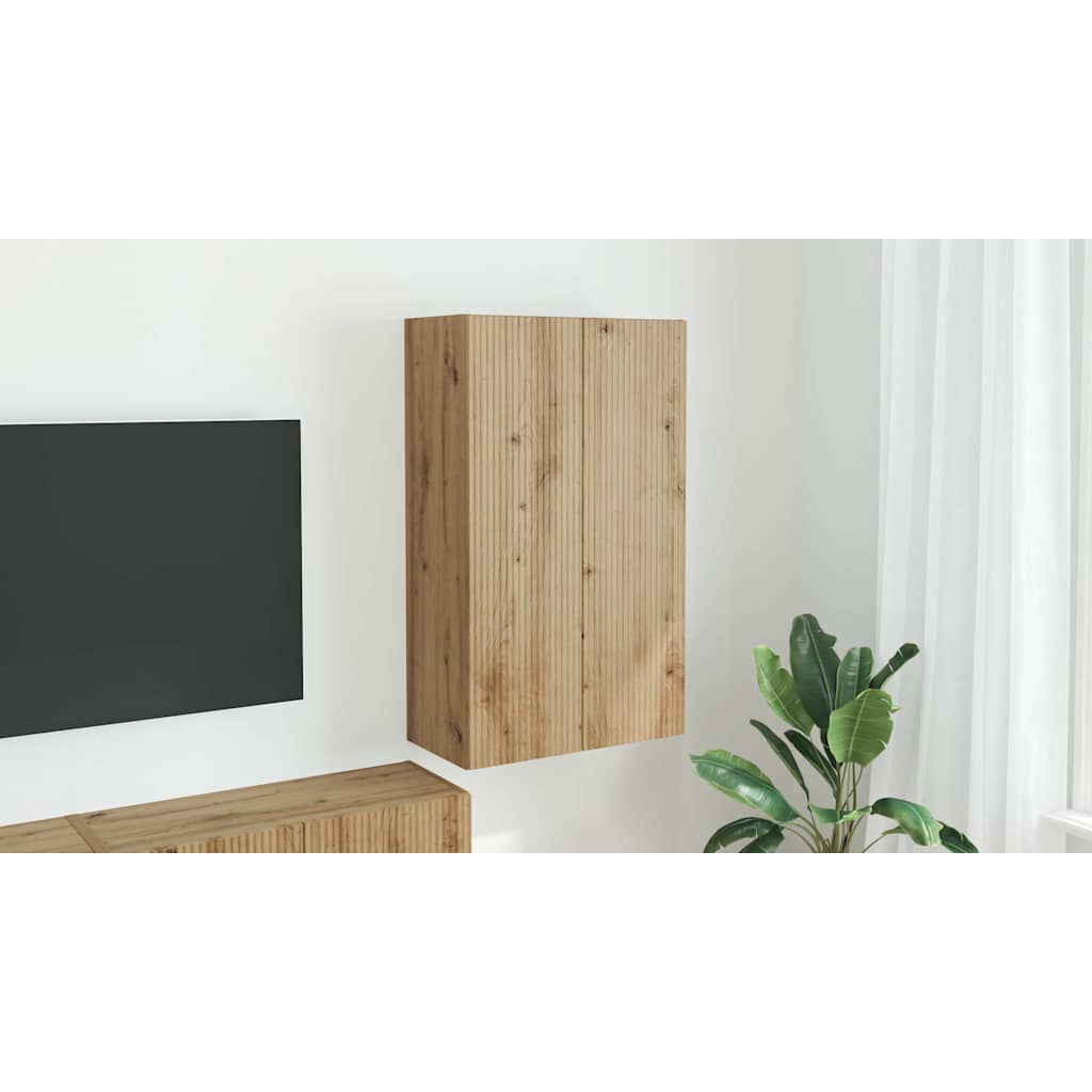 vidaXL Szafka pod telewizor Dąb rzemieślniczy 59,5 x 31 x 100 cm