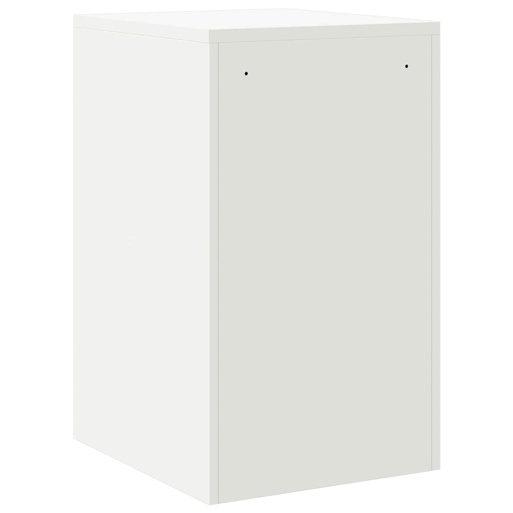 vidaXL Szafka na dokumenty Biały 44 x 50 x 74,5 cm Stal zimnowalcowana