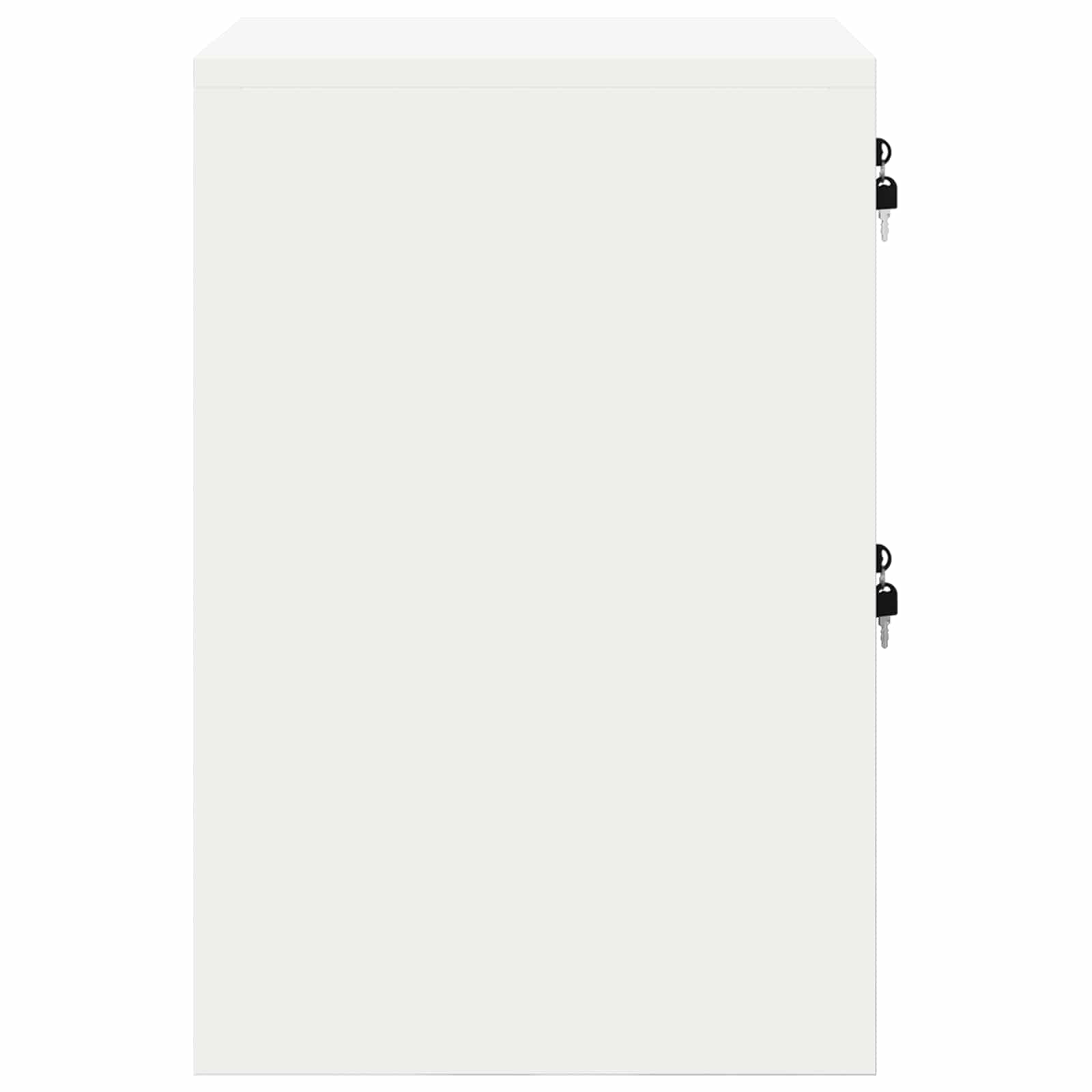vidaXL Szafka na dokumenty Biały 44 x 50 x 74,5 cm Stal zimnowalcowana