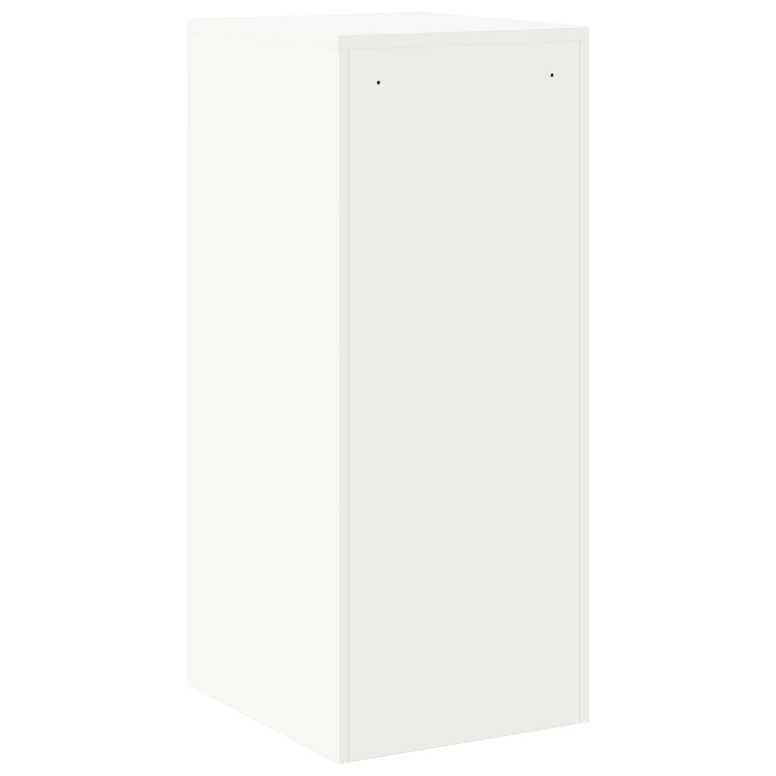 vidaXL Szafka na dokumenty z szufladą z półką Biały 44 x 50 x 106.5 cm