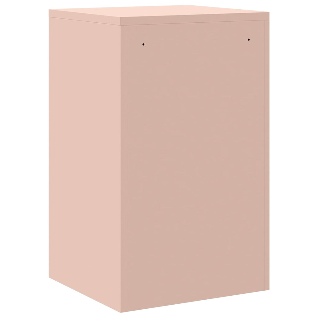 vidaXL Szafka na dokumenty z szufladą Różowy 45,5 x 42 x 74,5 cm