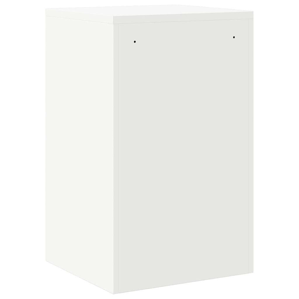 vidaXL Szafka na dokumenty z szufladą Biały 45,5 x 42 x 74,5 cm