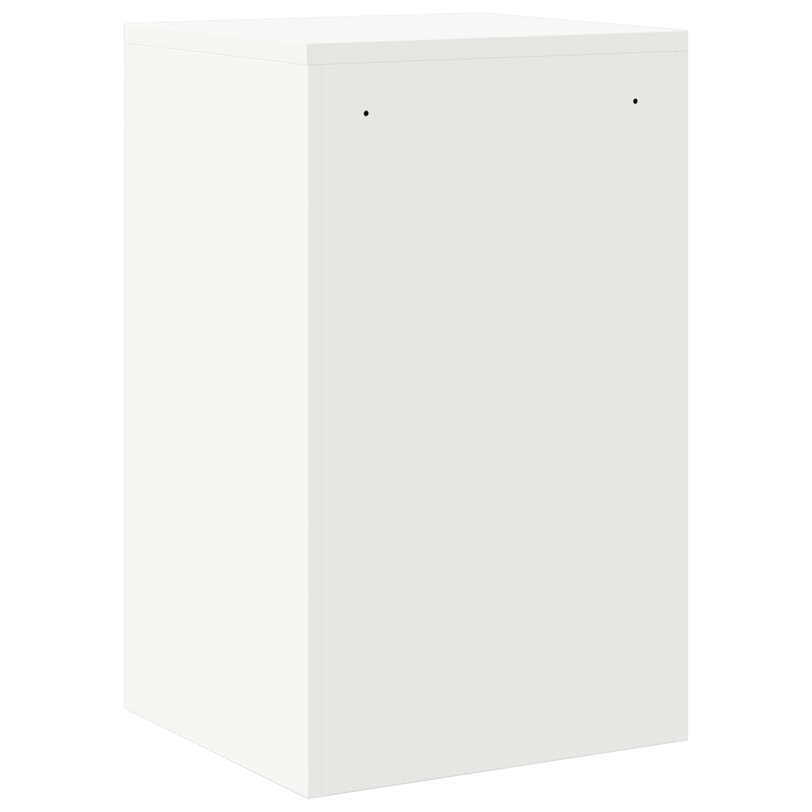 vidaXL Szafka na dokumenty z szufladą Biały 45,5 x 42 x 74,5 cm