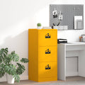 vidaXL Szafka na dokumenty Musztardowy Żółty 45,5 x 42 x 106,5 cm