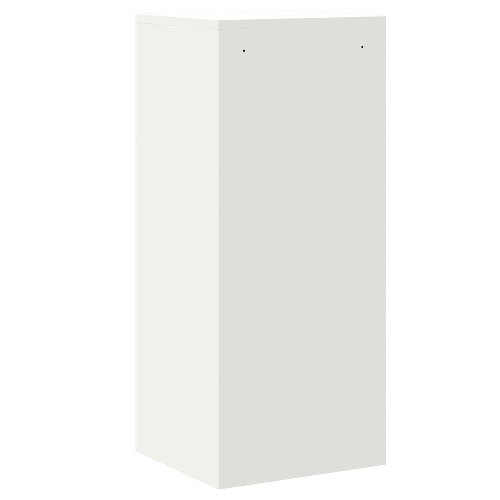 vidaXL Szafka na dokumenty z szufladą Biały 45,5 x 42 x 106,5 cm