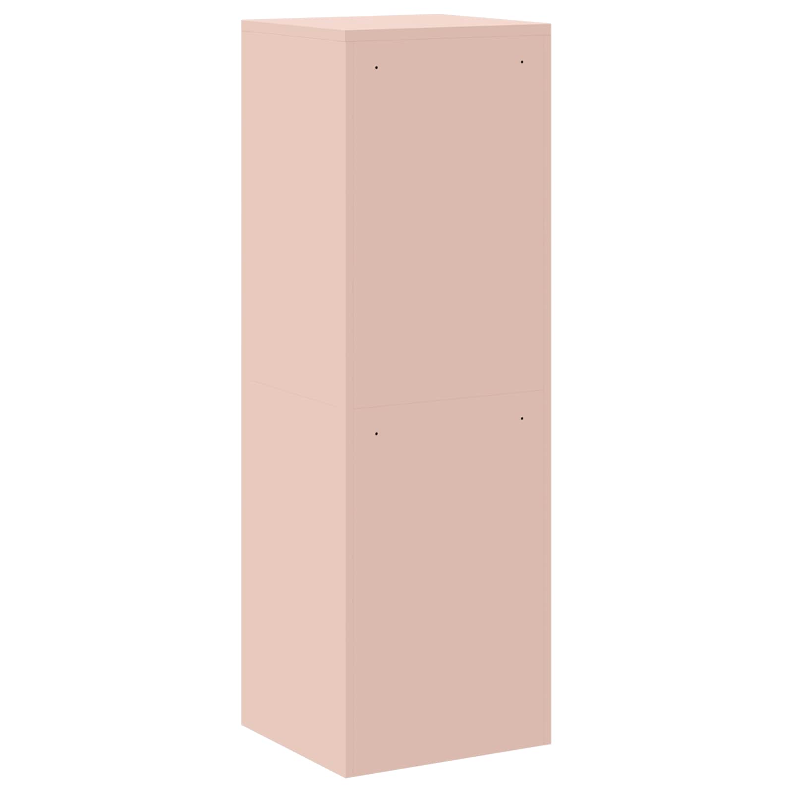 vidaXL Szafka na dokumenty z szufladą Różowy 44 x 50 x 106.5 cm