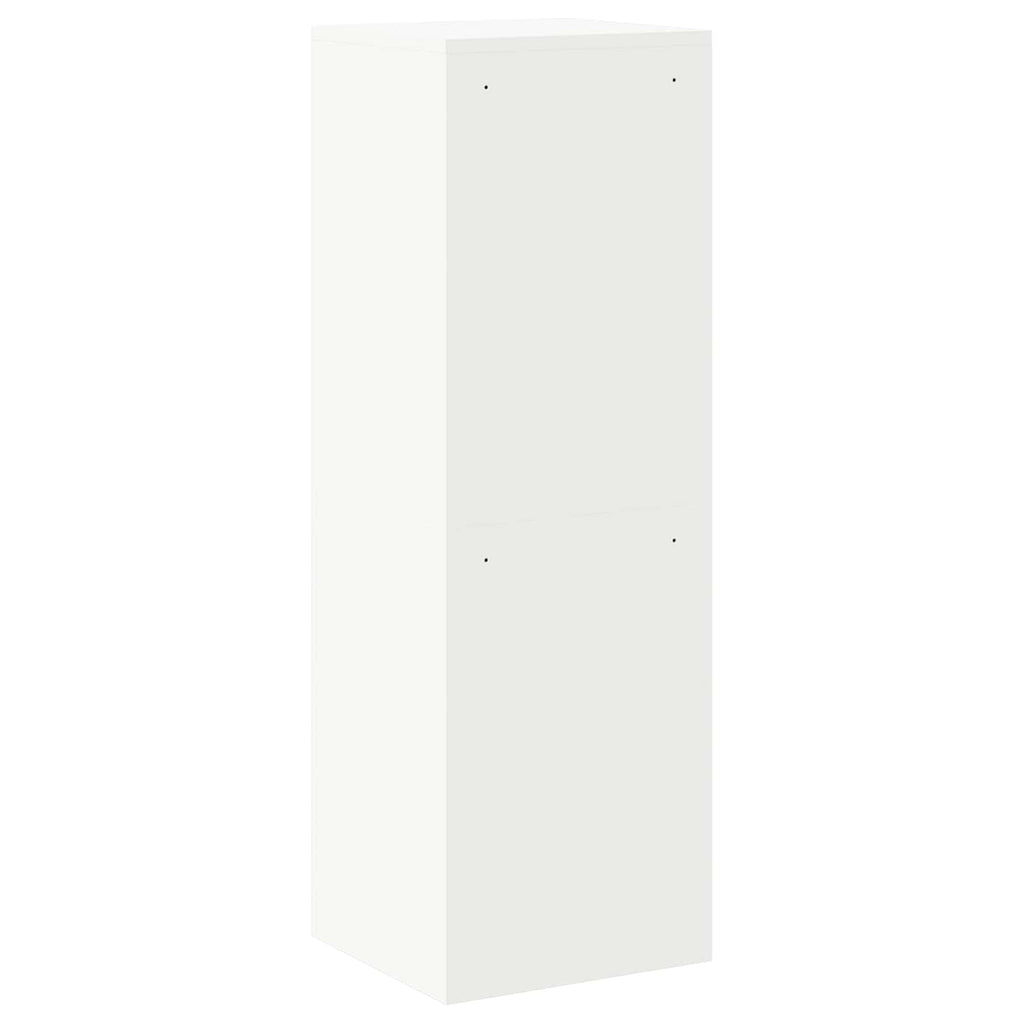 vidaXL Szafka na dokumenty z szufladą z półką Biały 45,5 x 42 x 139 cm