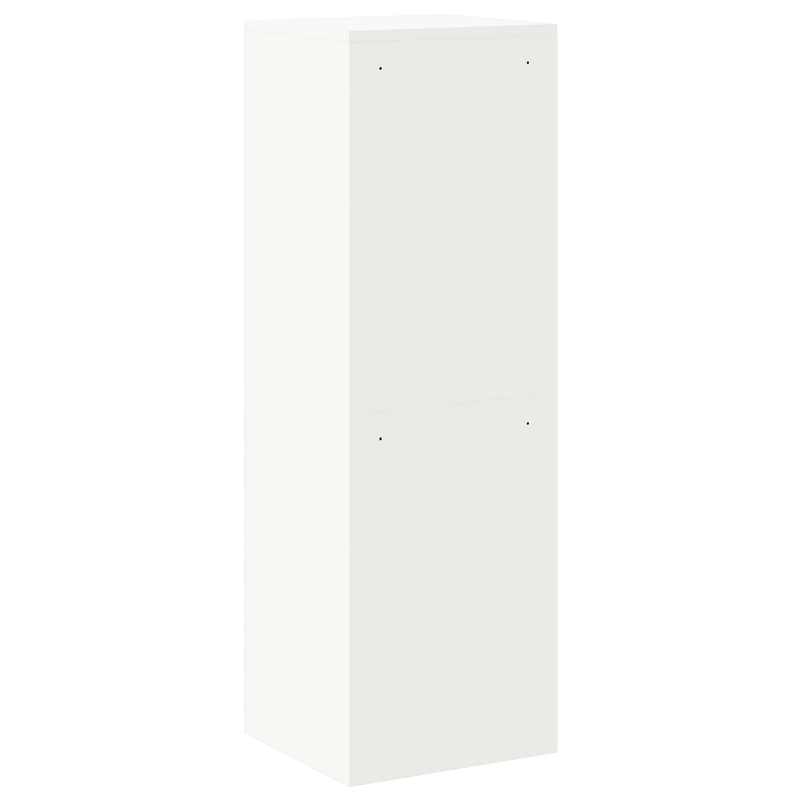 vidaXL Szafka na dokumenty z szufladą z półką Biały 45,5 x 42 x 139 cm