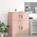 vidaXL Szafka do przechowywania Różowy 90 x 40 x 40 cm Stal