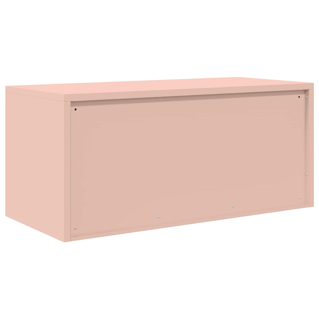 vidaXL Szafka do przechowywania Różowy 90 x 40 x 40 cm Stal
