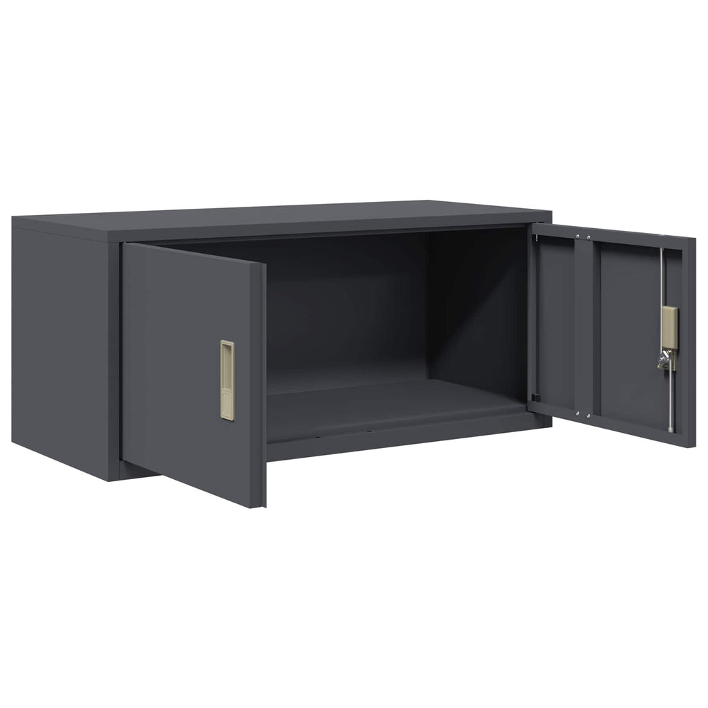 vidaXL Szafka do przechowywania Antracyt 90 x 40 x 40 cm Stal
