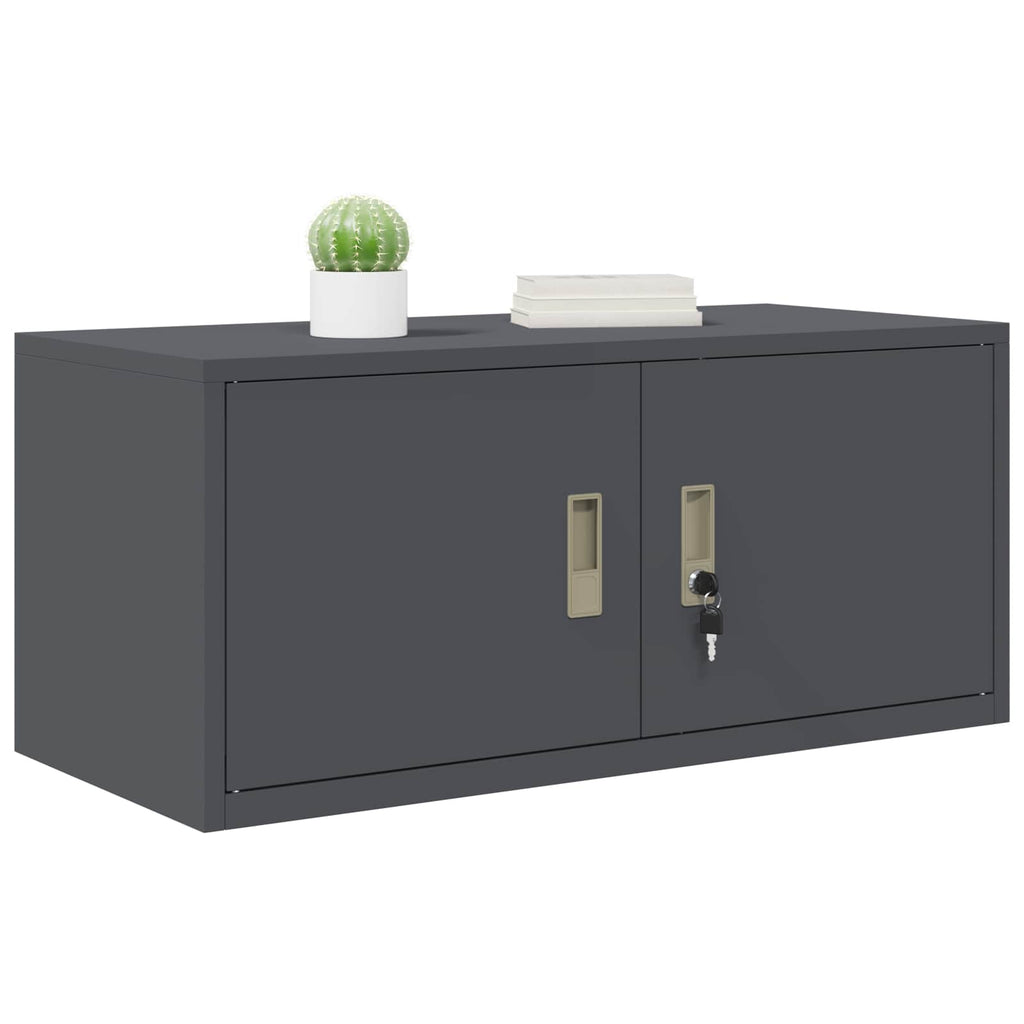 vidaXL Szafka do przechowywania Antracyt 90 x 40 x 40 cm Stal