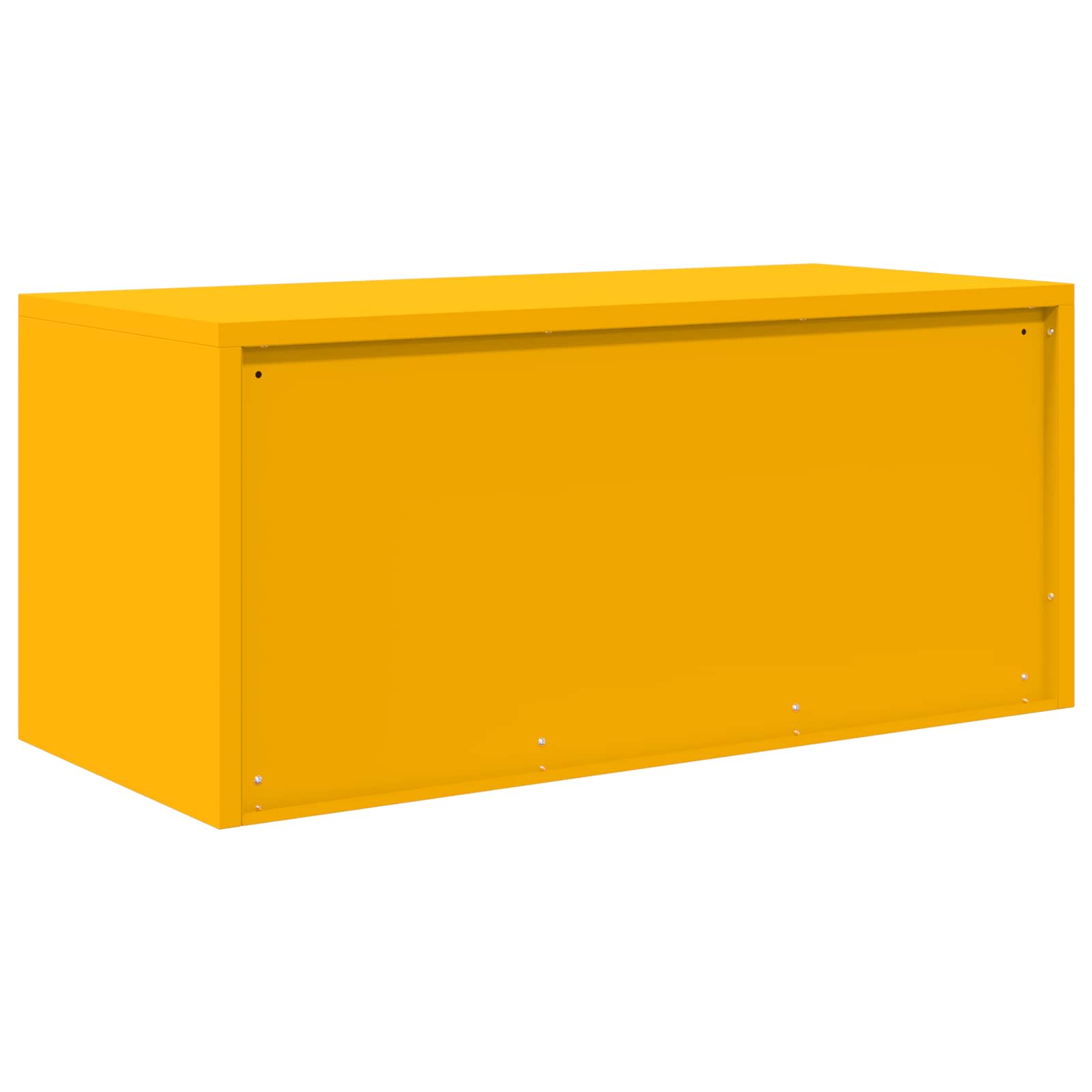 vidaXL Szafka do przechowywania Musztardowy Żółty 90 x 40 x 40 cm Stal