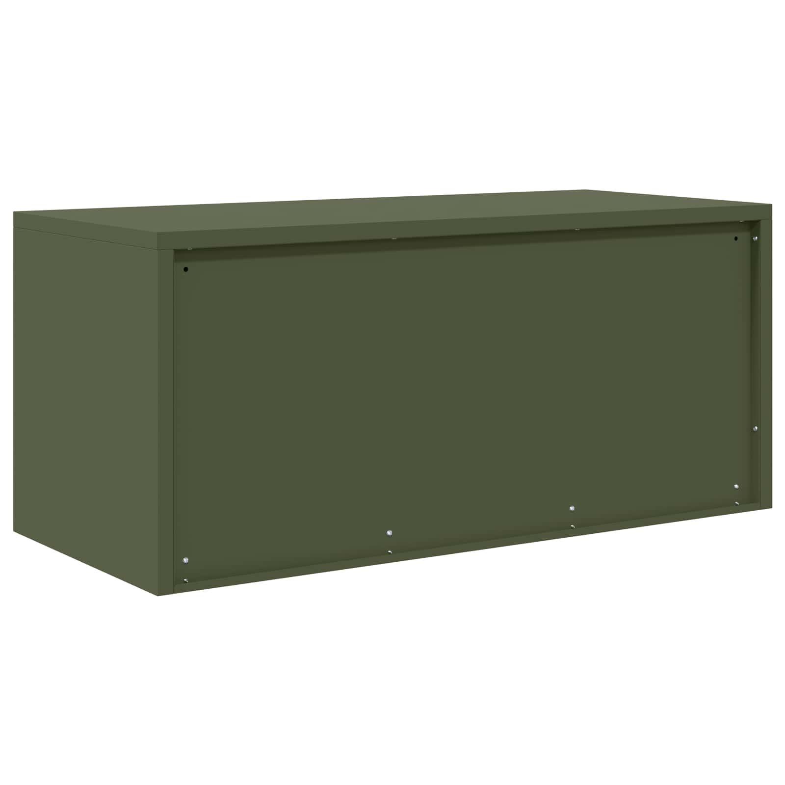 vidaXL Szafka do przechowywania Zielony oliwkowy 90 x 40 x 40 cm Stal