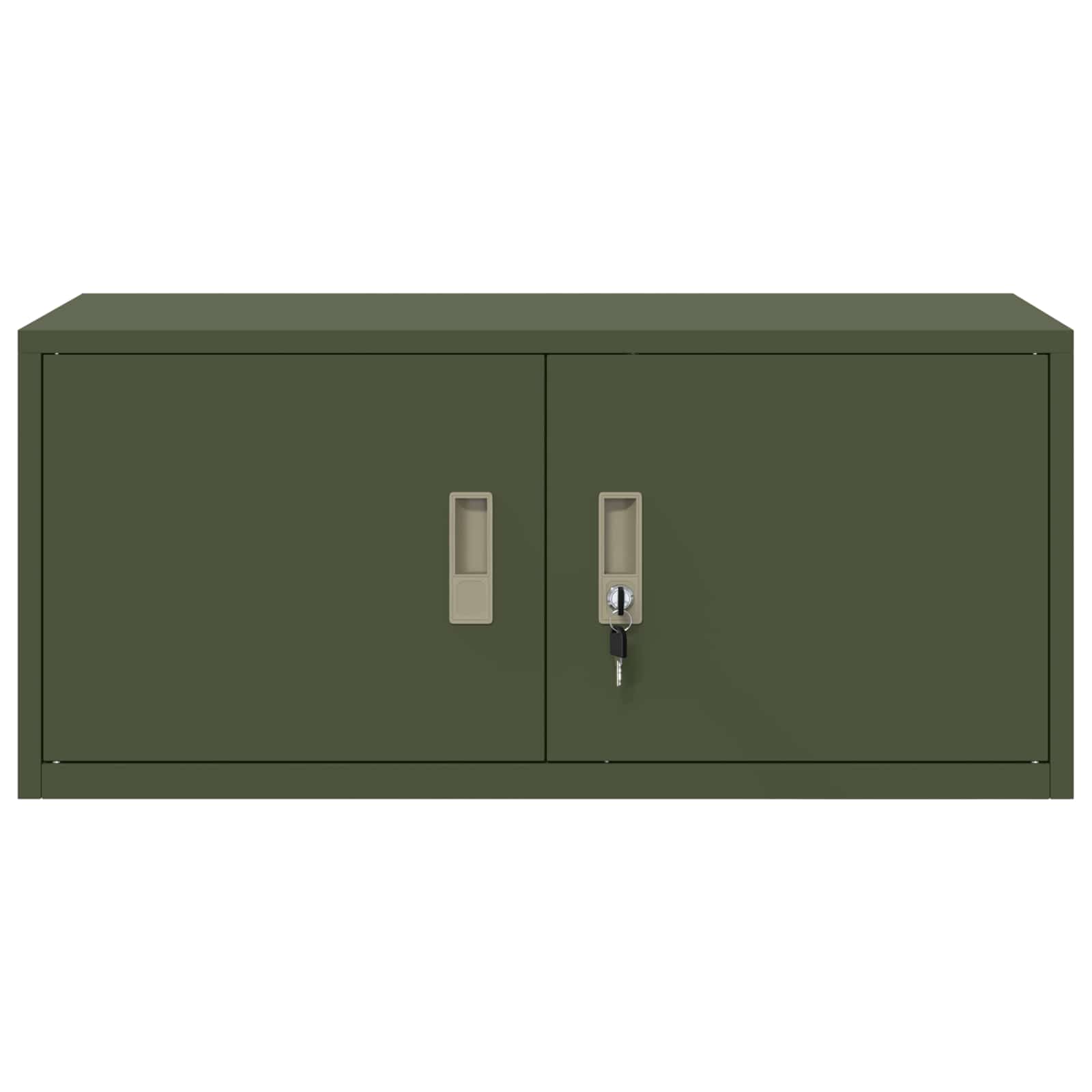 vidaXL Szafka do przechowywania Zielony oliwkowy 90 x 40 x 40 cm Stal