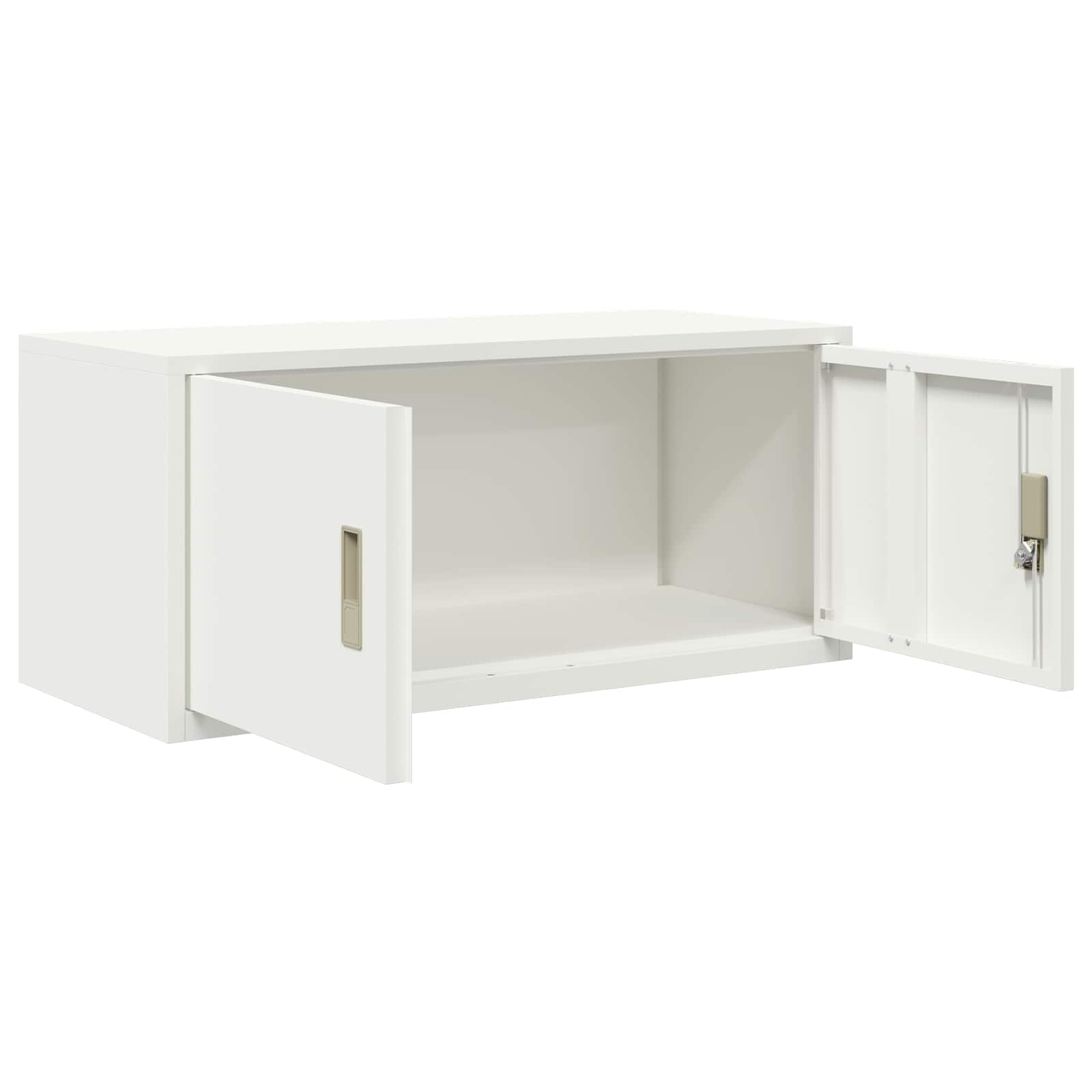 vidaXL Szafka do przechowywania Biały 90 x 40 x 40 cm Stal