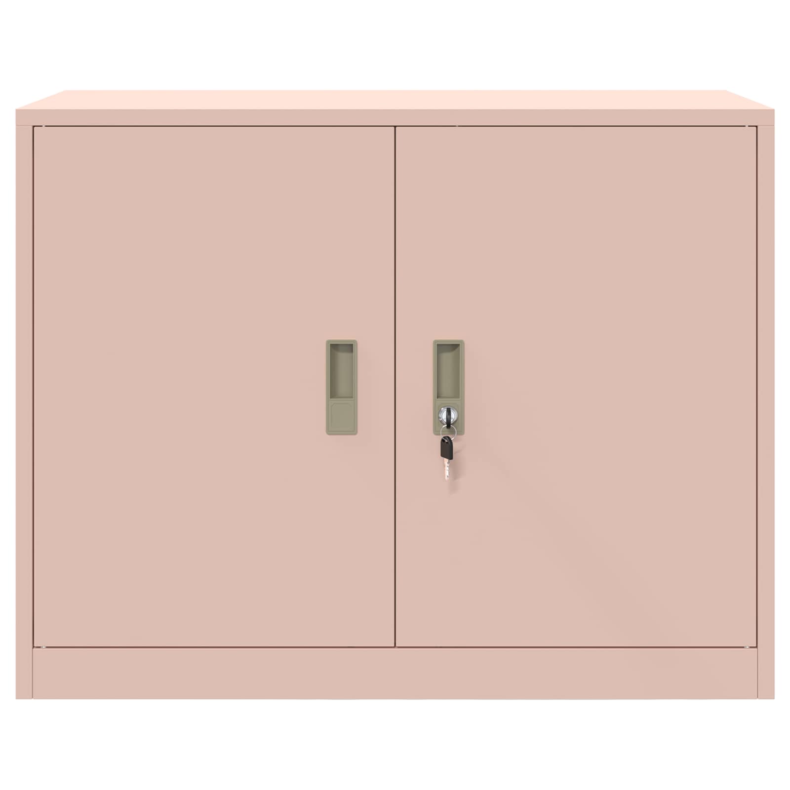 vidaXL Szafka do przechowywania Różowy 90 x 40 x 70 cm Stal