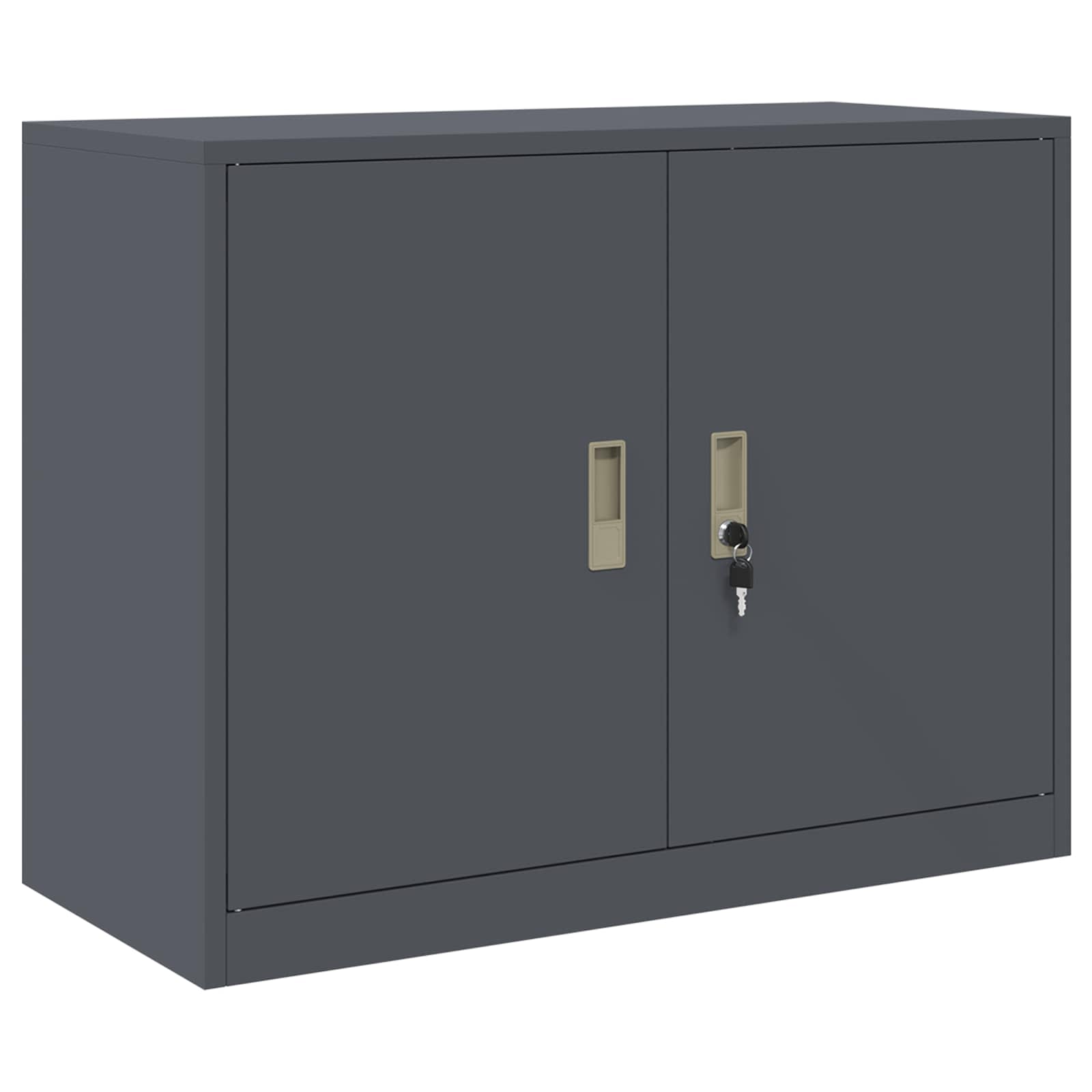 vidaXL Szafka do przechowywania Antracyt 90 x 40 x 70 cm Stal