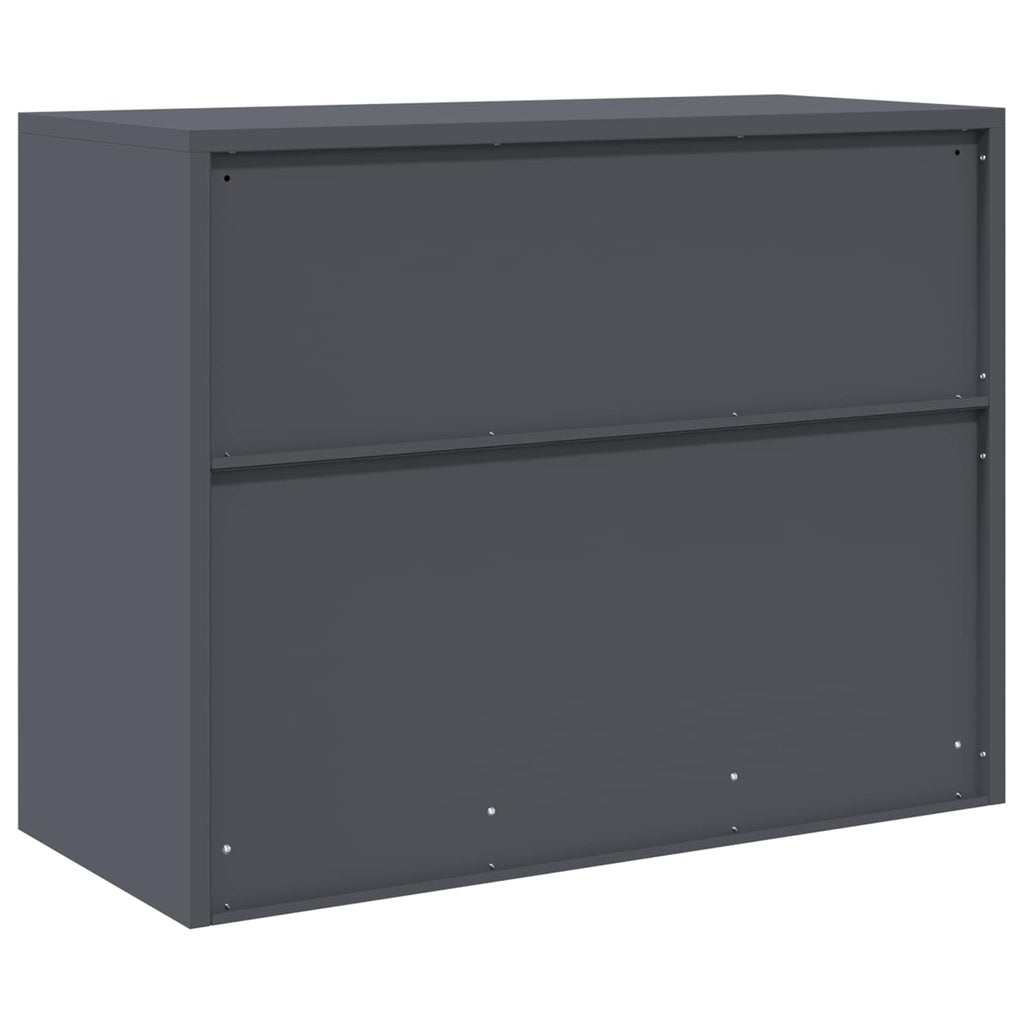 vidaXL Szafka do przechowywania Antracyt 90 x 40 x 70 cm Stal