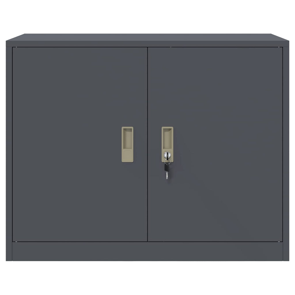 vidaXL Szafka do przechowywania Antracyt 90 x 40 x 70 cm Stal