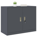 vidaXL Szafka do przechowywania Antracyt 90 x 40 x 70 cm Stal