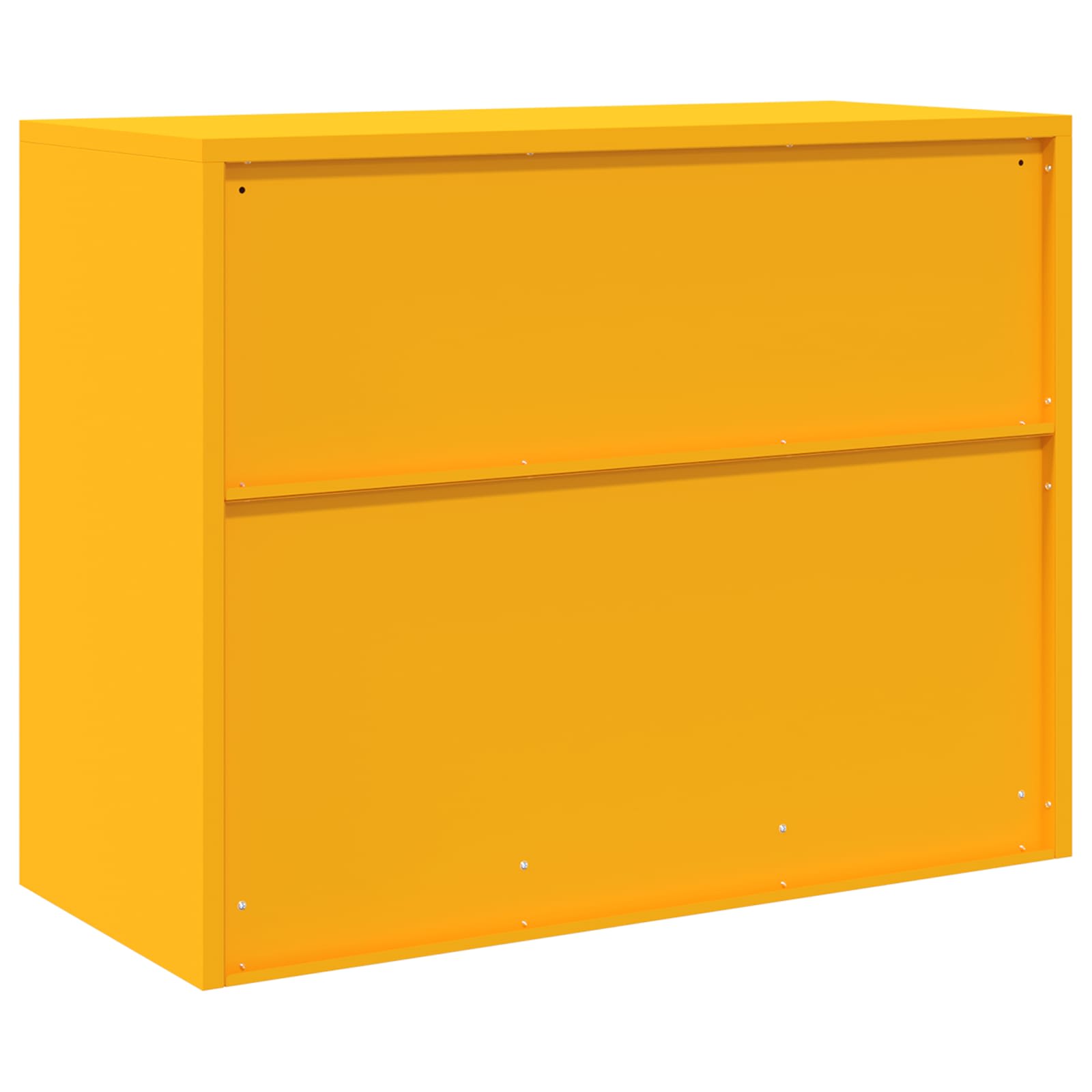 vidaXL Szafka do przechowywania Musztardowy Żółty 90 x 40 x 70 cm Stal
