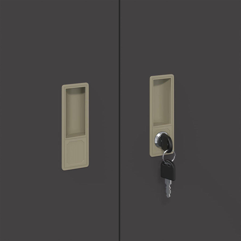 vidaXL Szafka do przechowywania Czarny 90 x 40 x 90 cm Stal