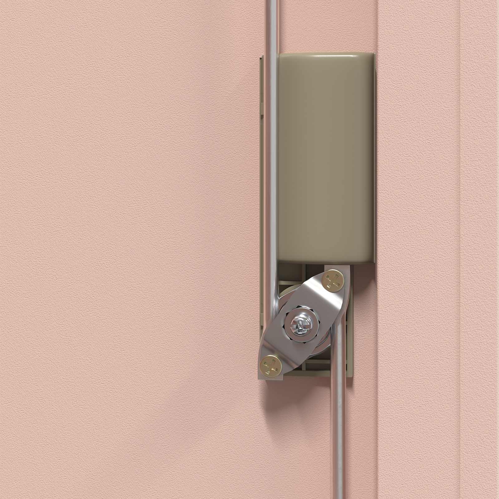 vidaXL Szafka do przechowywania Różowy 90 x 40 x 90 cm Stal