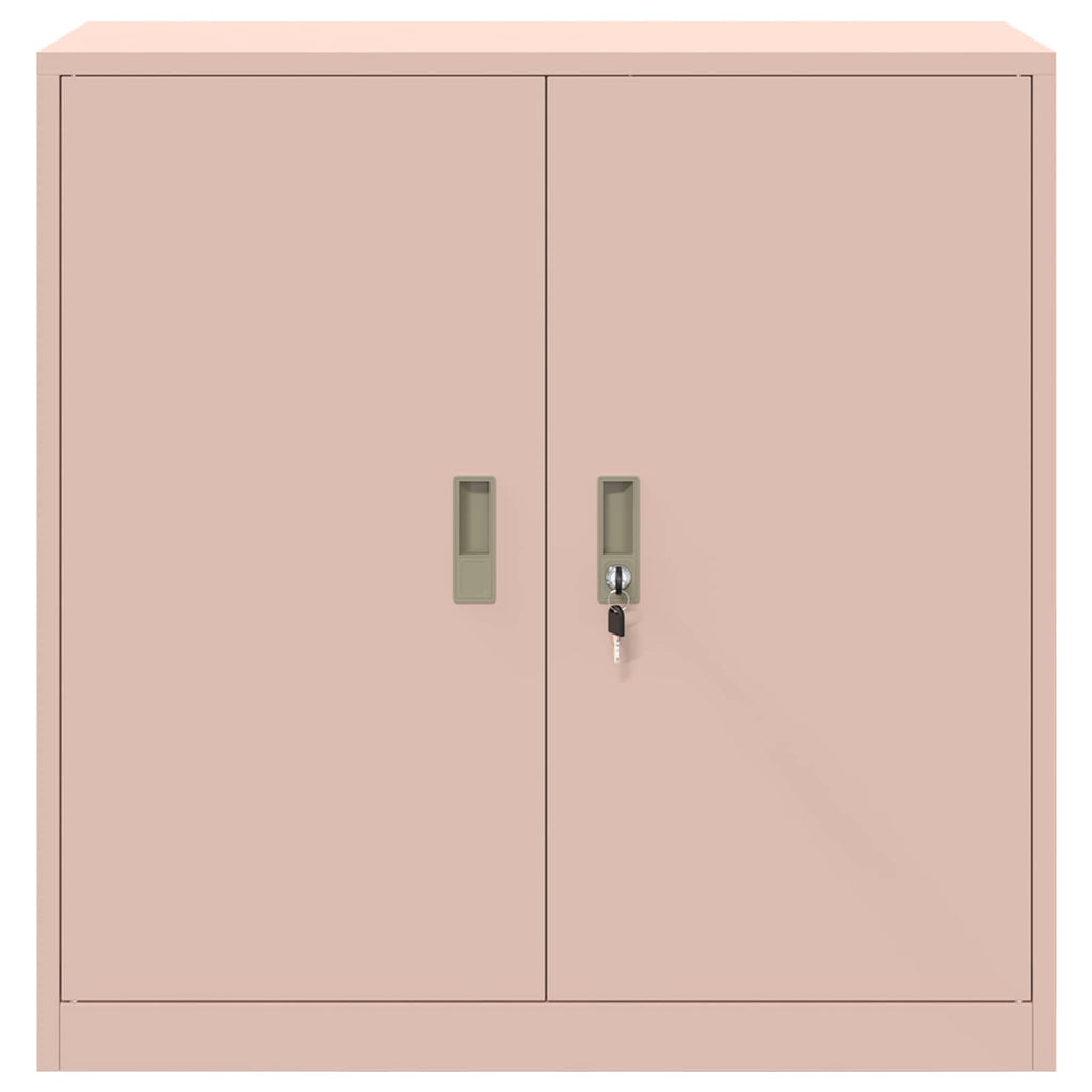 vidaXL Szafka do przechowywania Różowy 90 x 40 x 90 cm Stal