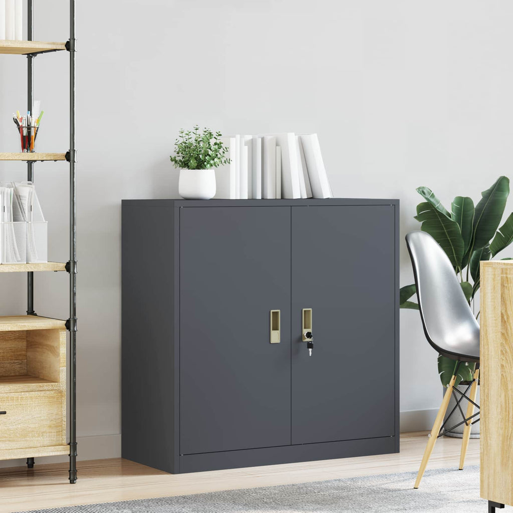 vidaXL Szafka do przechowywania Antracyt 90 x 40 x 90 cm Stal
