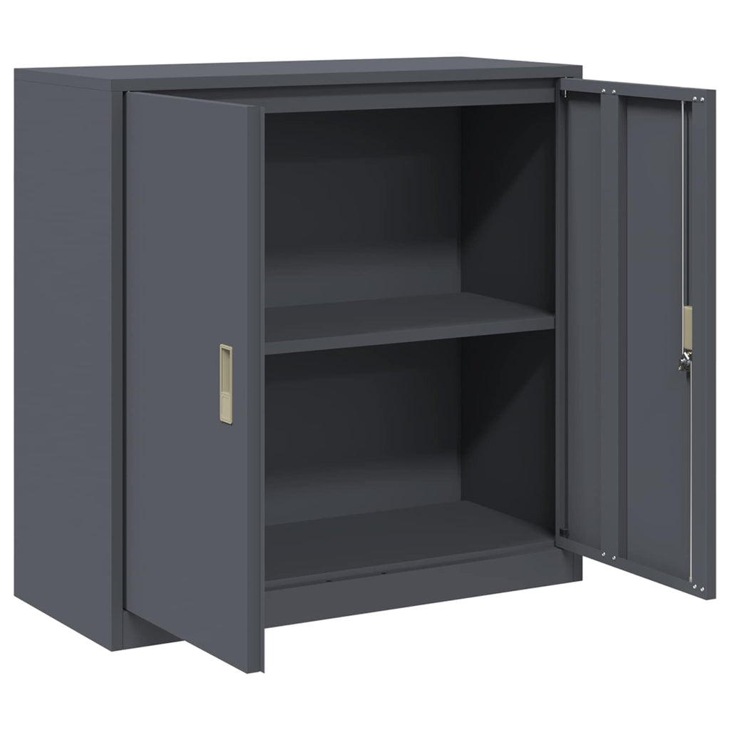 vidaXL Szafka do przechowywania Antracyt 90 x 40 x 90 cm Stal