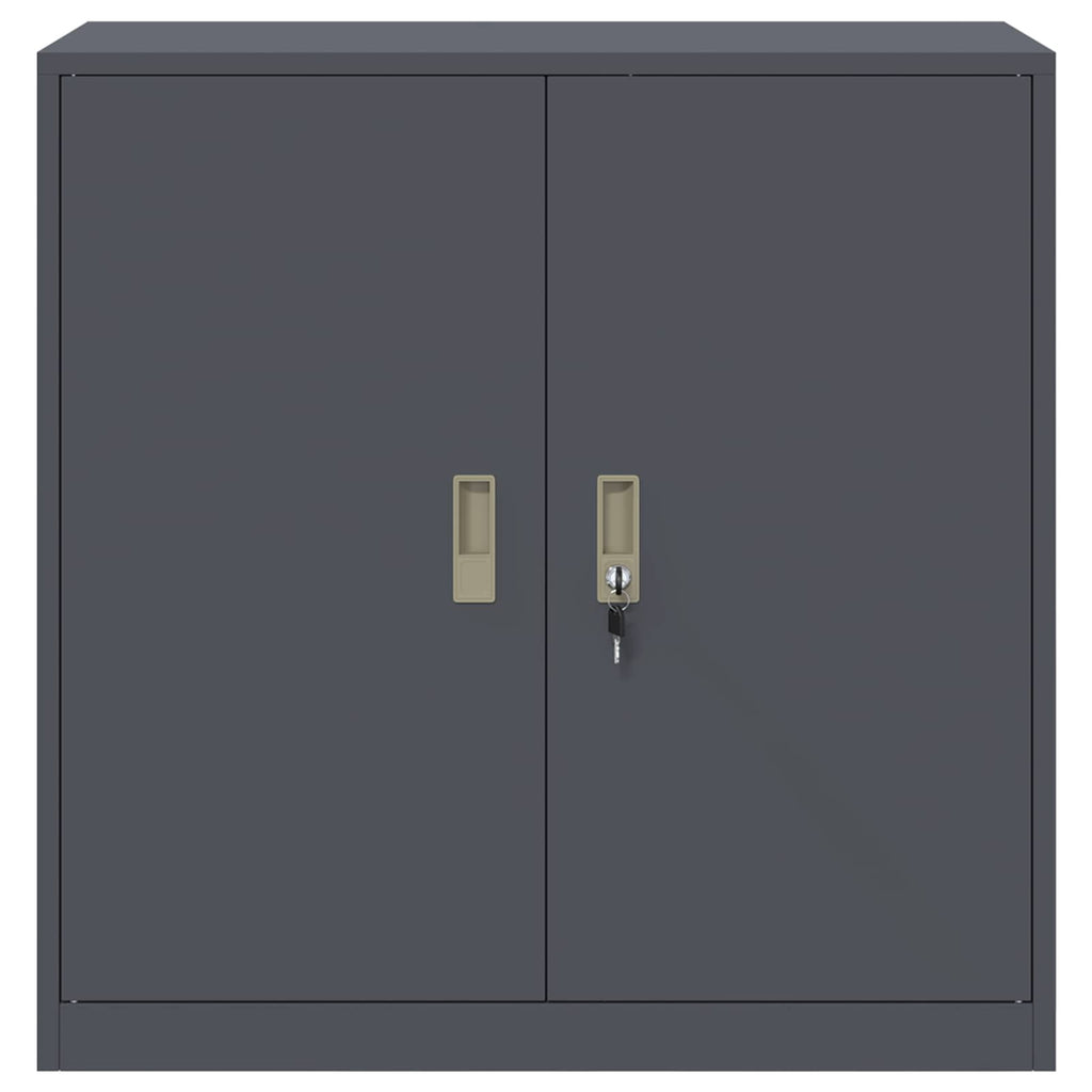 vidaXL Szafka do przechowywania Antracyt 90 x 40 x 90 cm Stal
