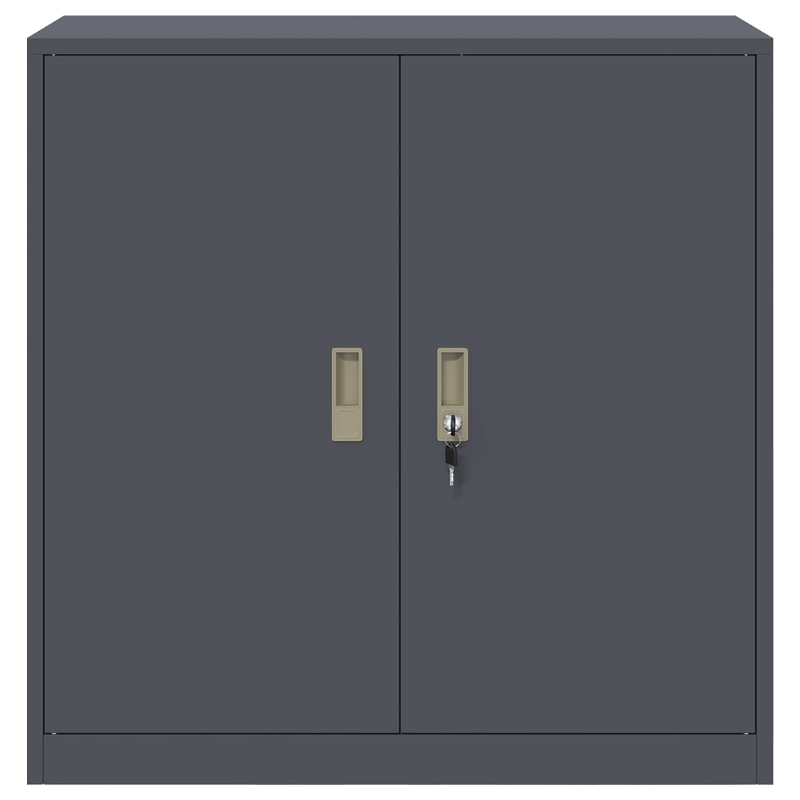 vidaXL Szafka do przechowywania Antracyt 90 x 40 x 90 cm Stal