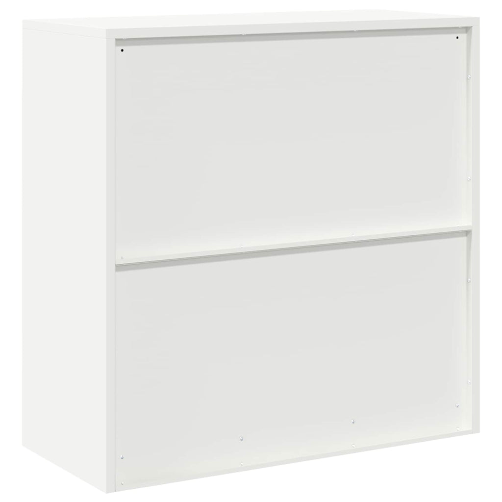 vidaXL Szafka do przechowywania Biały 90 x 40 x 90 cm Stal
