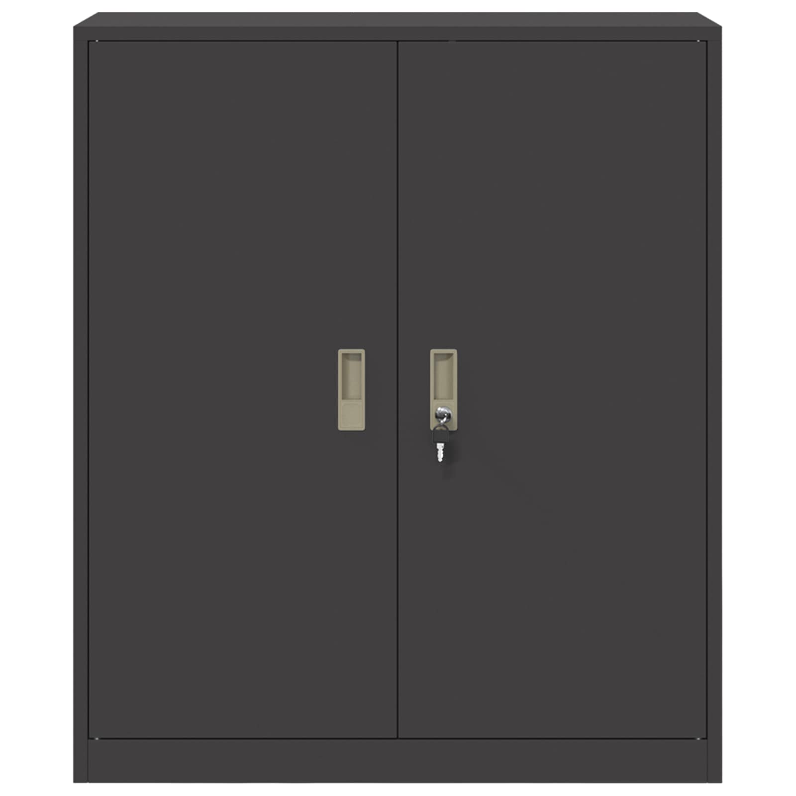 vidaXL Szafka do przechowywania Czarny 90 x 40 x 105 cm Stal