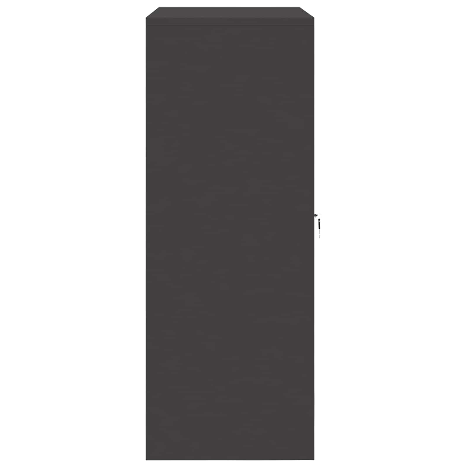 vidaXL Szafka do przechowywania Czarny 90 x 40 x 105 cm Stal