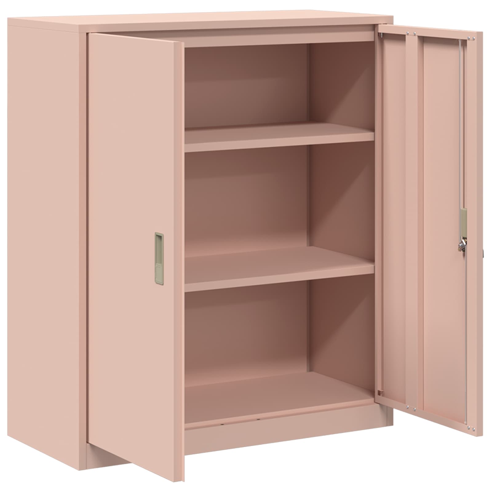 vidaXL Szafka do przechowywania Różowy 90 x 40 x 105 cm Stal