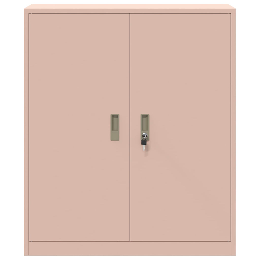 vidaXL Szafka do przechowywania Różowy 90 x 40 x 105 cm Stal