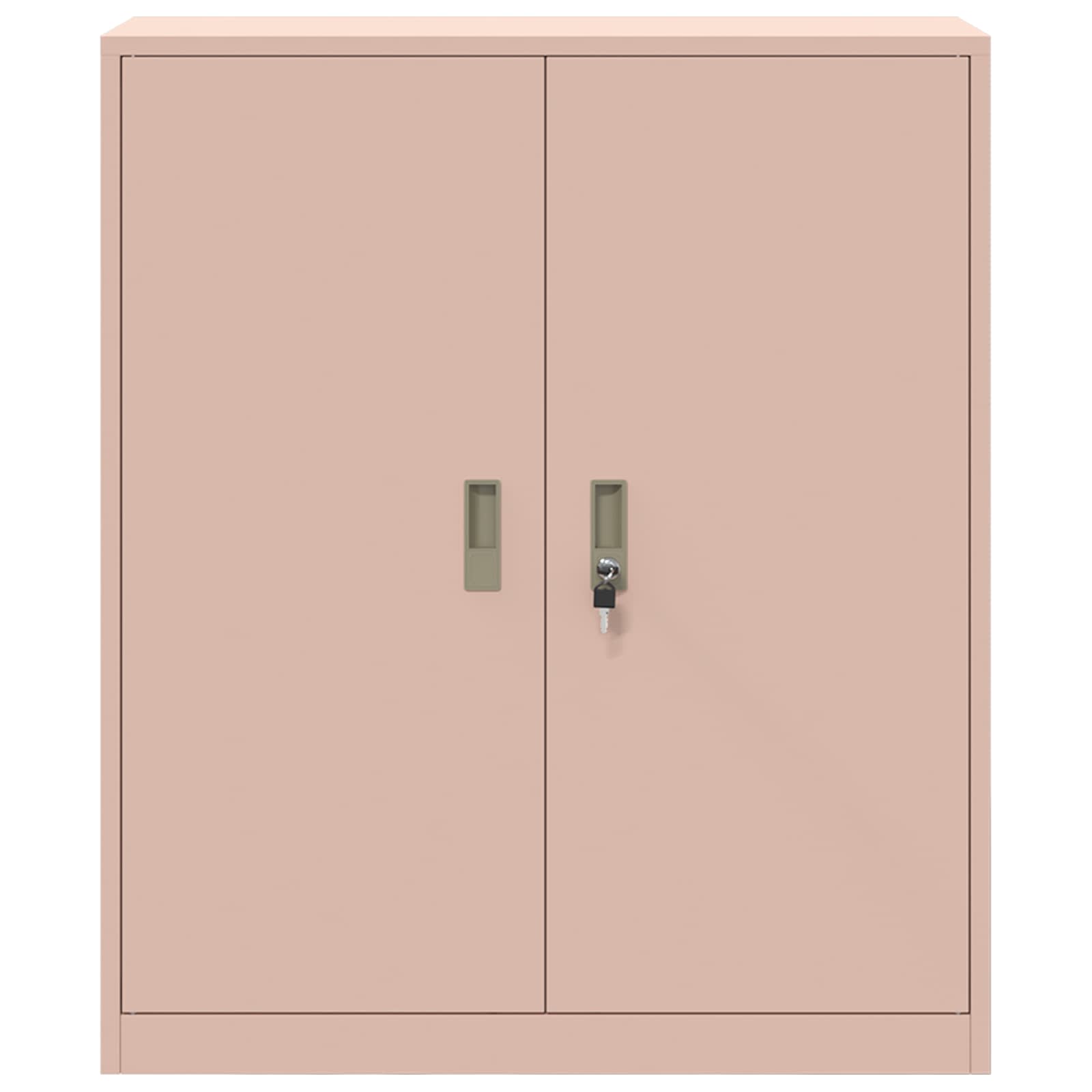 vidaXL Szafka do przechowywania Różowy 90 x 40 x 105 cm Stal