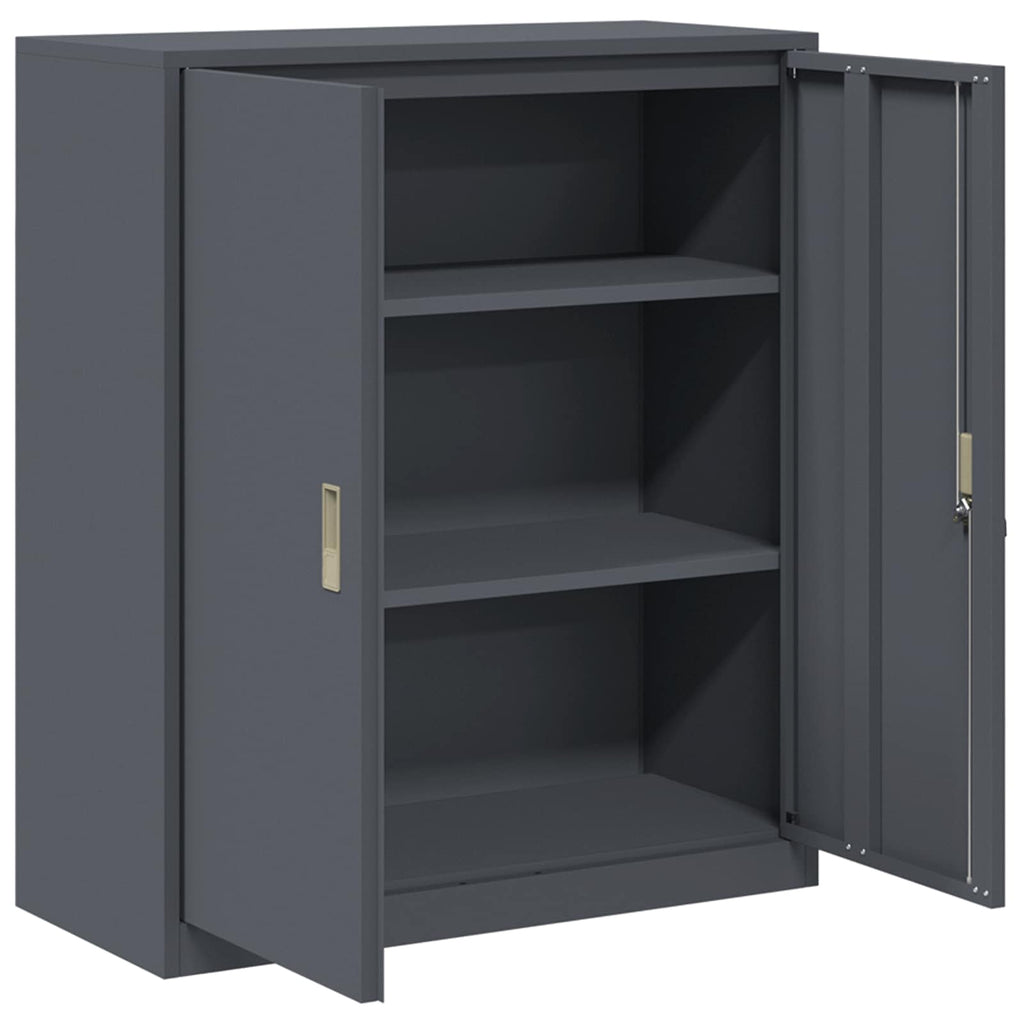 vidaXL Szafka do przechowywania Antracyt 90 x 40 x 105 cm Stal